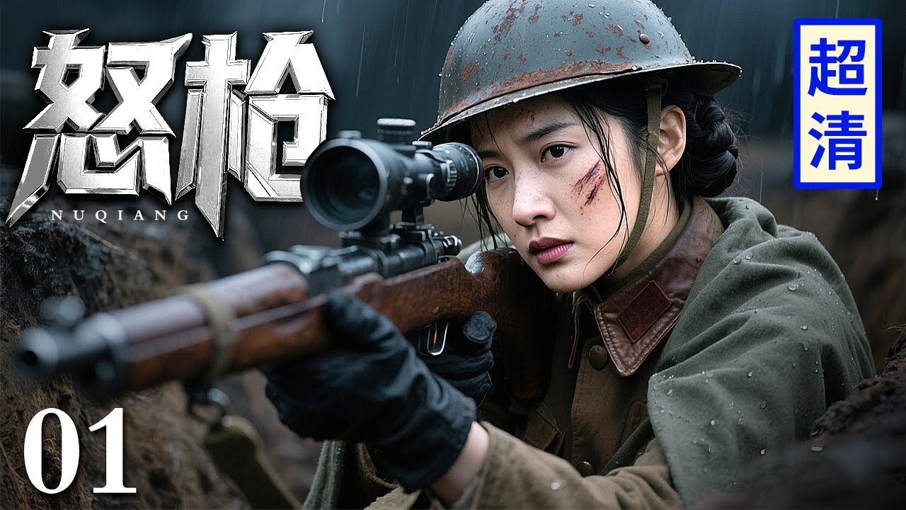 【超好看抗战剧】怒枪 剧场版 01 | 女高手远程监视内奸，接头瞬间扣动扳机，一枪贯穿头颅保下情报！
