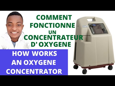 Vidéo: Générateur d'oxygène (concentrateur d'oxygène): principe de fonctionnement, application
