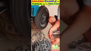 Amazing Example of Torque due to Friction