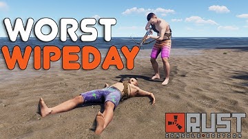 Our WORST Wipe-Day Experience! - Rust Console Edition #1