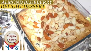 Blueberry delight/Blueberry dessert/Dream whip recipes/Easy dessert/food recipes by yummy n spicy