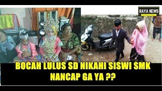Viral ! Pernikahan Dini Bocah Tamat SD Dengan Gadis SMK di Kabupaten Bantaeng