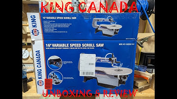 UNBOXING AND REVIEW OF KING CANADA 16 INCH SCROLL SAW!!! #unboxing #unboxingvideo #scrollsaw