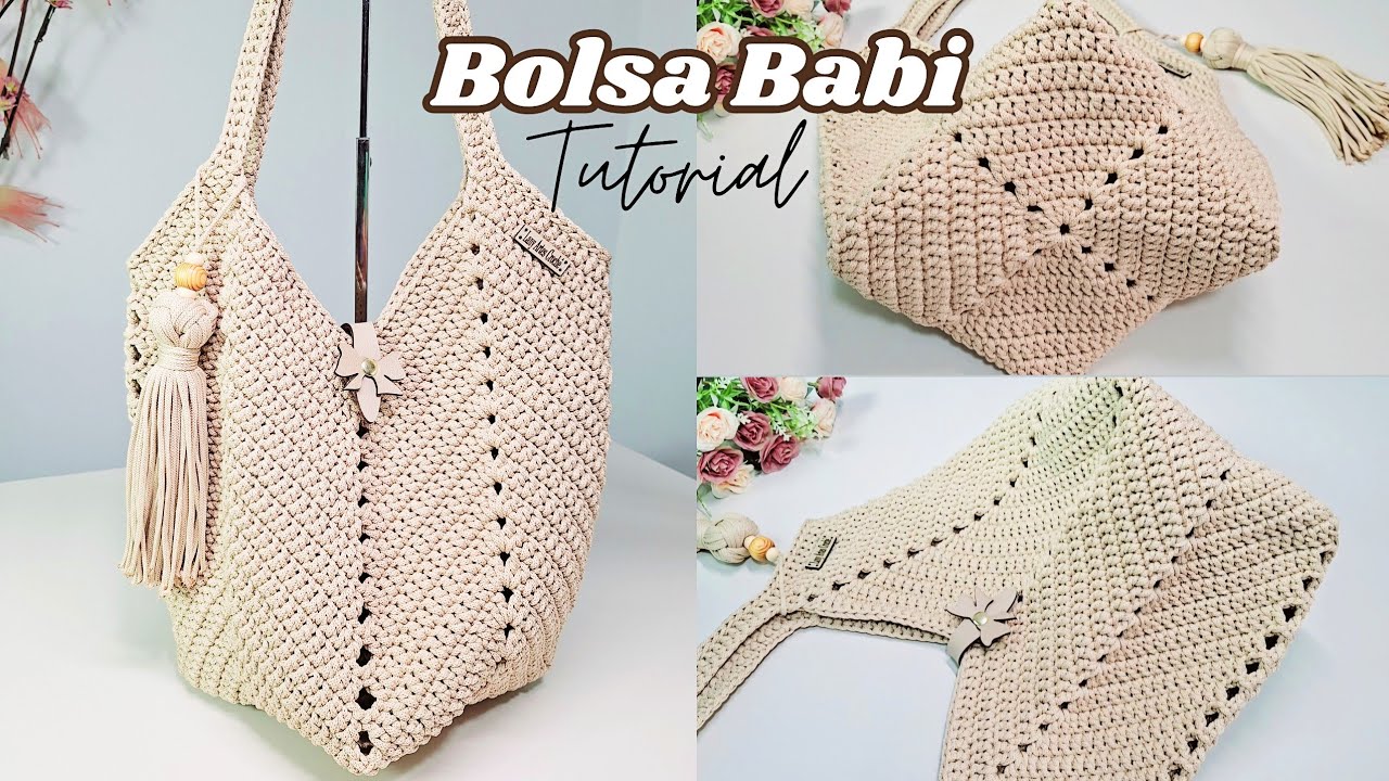 КЛАССИЧЕСКАЯ, ЭЛЕГАНТНАЯ И ПРОСТАЯ ВЯЗКА КРЮЧКОМ СУМКА / Babi Bag