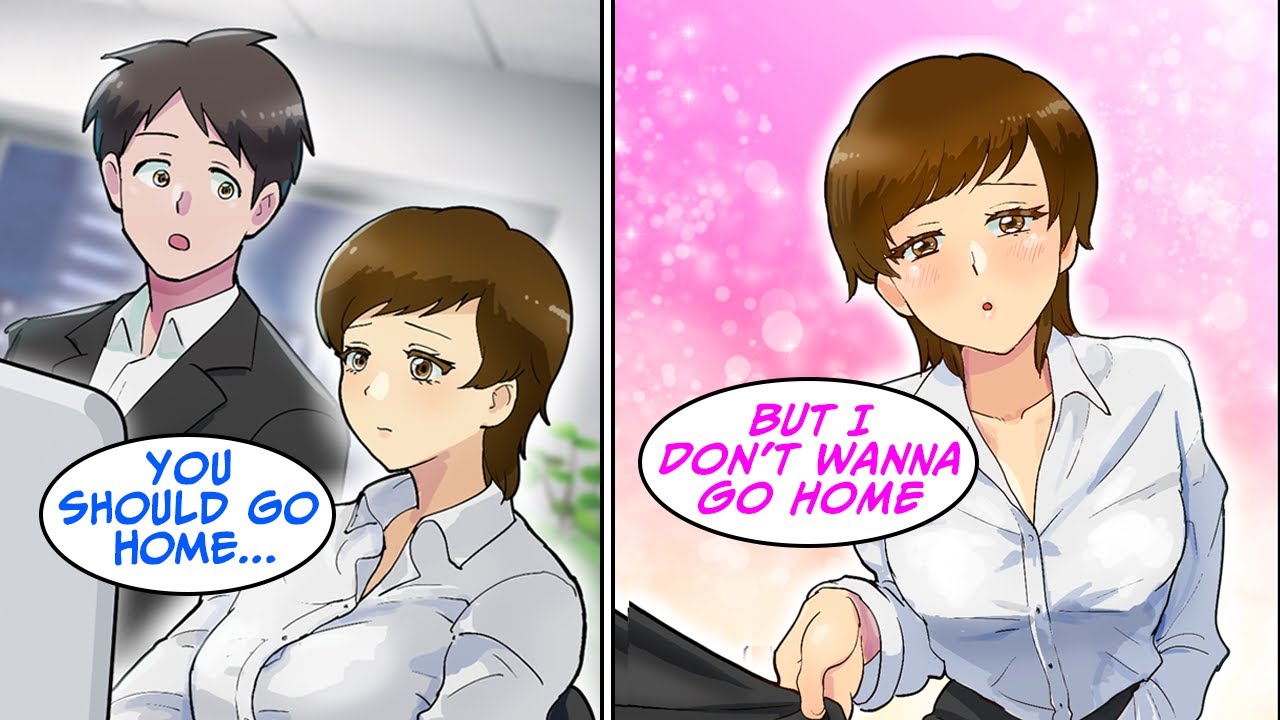 I was working late with this girl one day, but then… [Manga Dub]