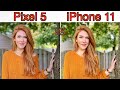 Google Pixel 5 VS iPhone 11 Camera Comparison!