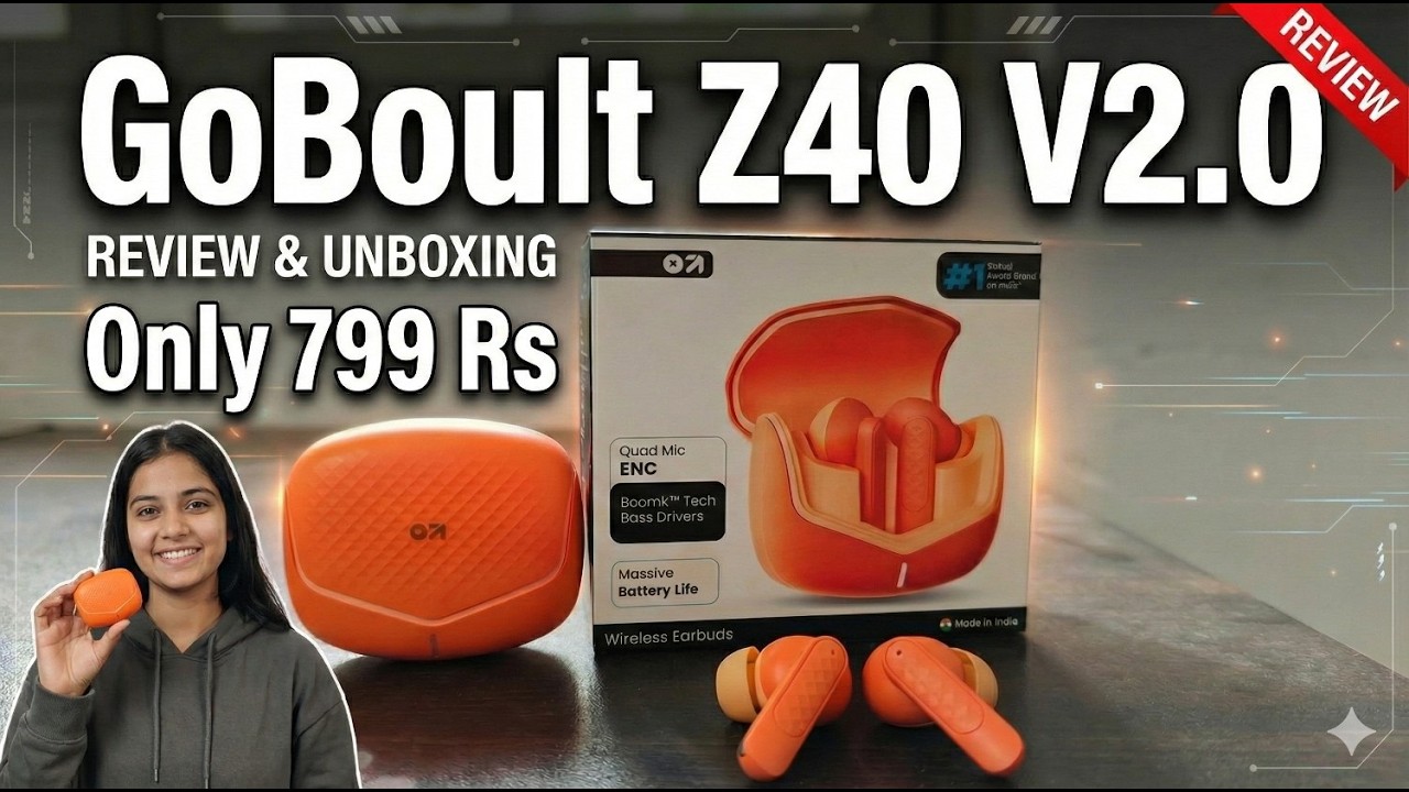 GoBoult Z40 V2.0 Honest Review and Unboxing (Best Earbuds under 1K)👌