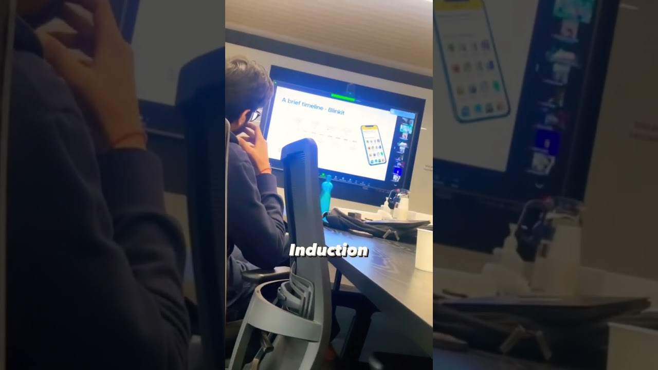 First day @ zomato - blinkit 💻 