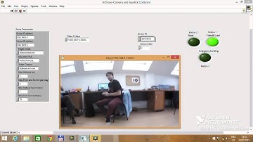 ArDrone controlled with Labview and joystick