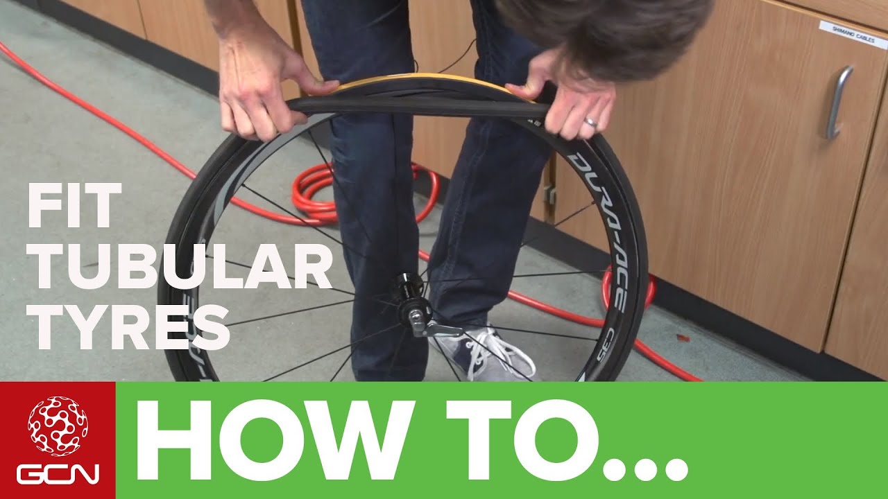 How To Fit Tubular Tyres Using Tub Tape - YouTube