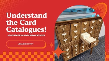 CARD CATALOGUE EXPLAINED | Conventional Form | Understanding Physical Form of Catalogue 