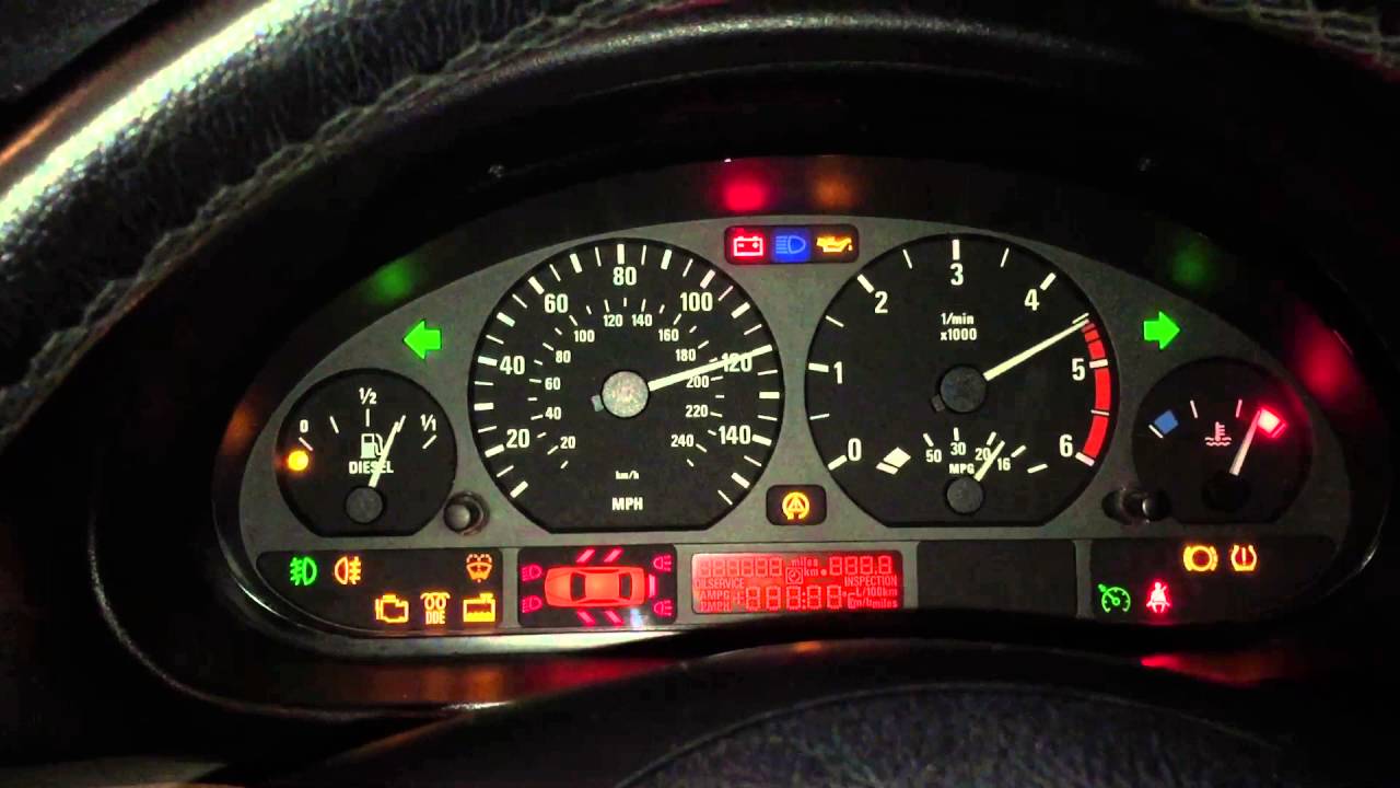 BMW 320d e46 2001 Cluster Diagnostics YouTube