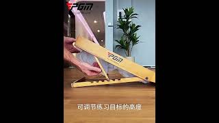 可調高度室內高爾夫實木推桿練習器TL036
