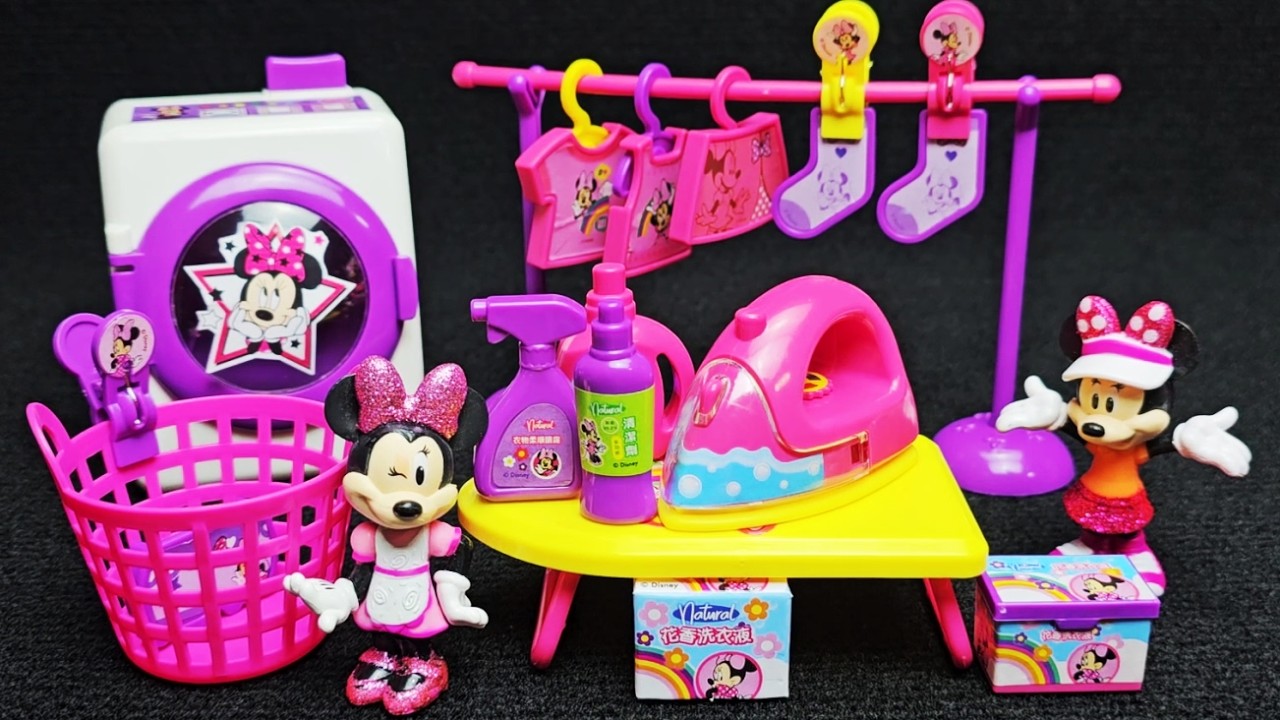 Disney Minnie Mouse Laundry Set Satisfying with Unboxing Compilation Toys ASMR