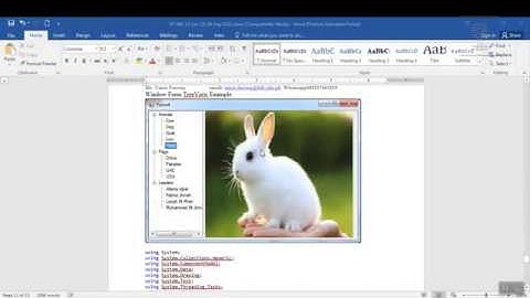 Treeview Fill From Db, After Select Node Show Image Part-3