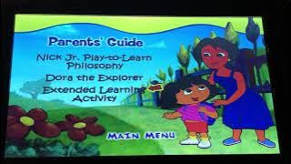 Dora The Explorer Map Adventures 2003 DVD Menu Walkthrough