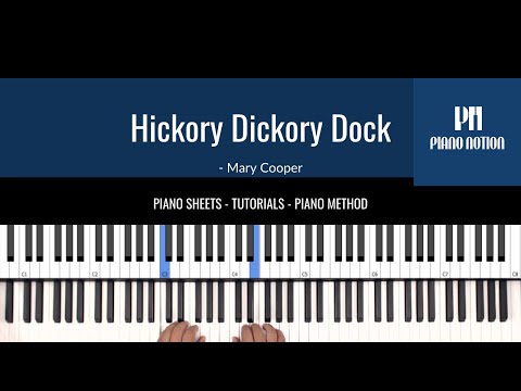 Hickory Dickory Dock  (Easy Piano)