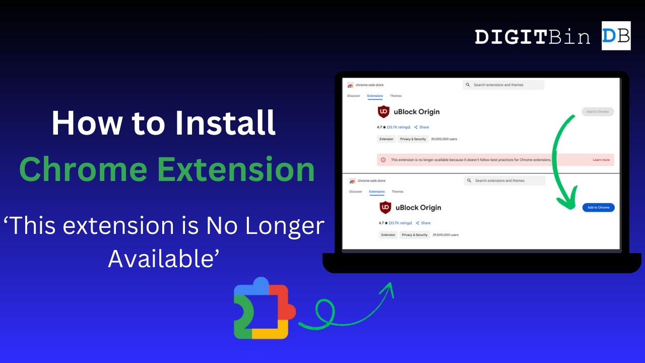This Extension is No longer Available (2025): Fix Chrome Extension Not ...