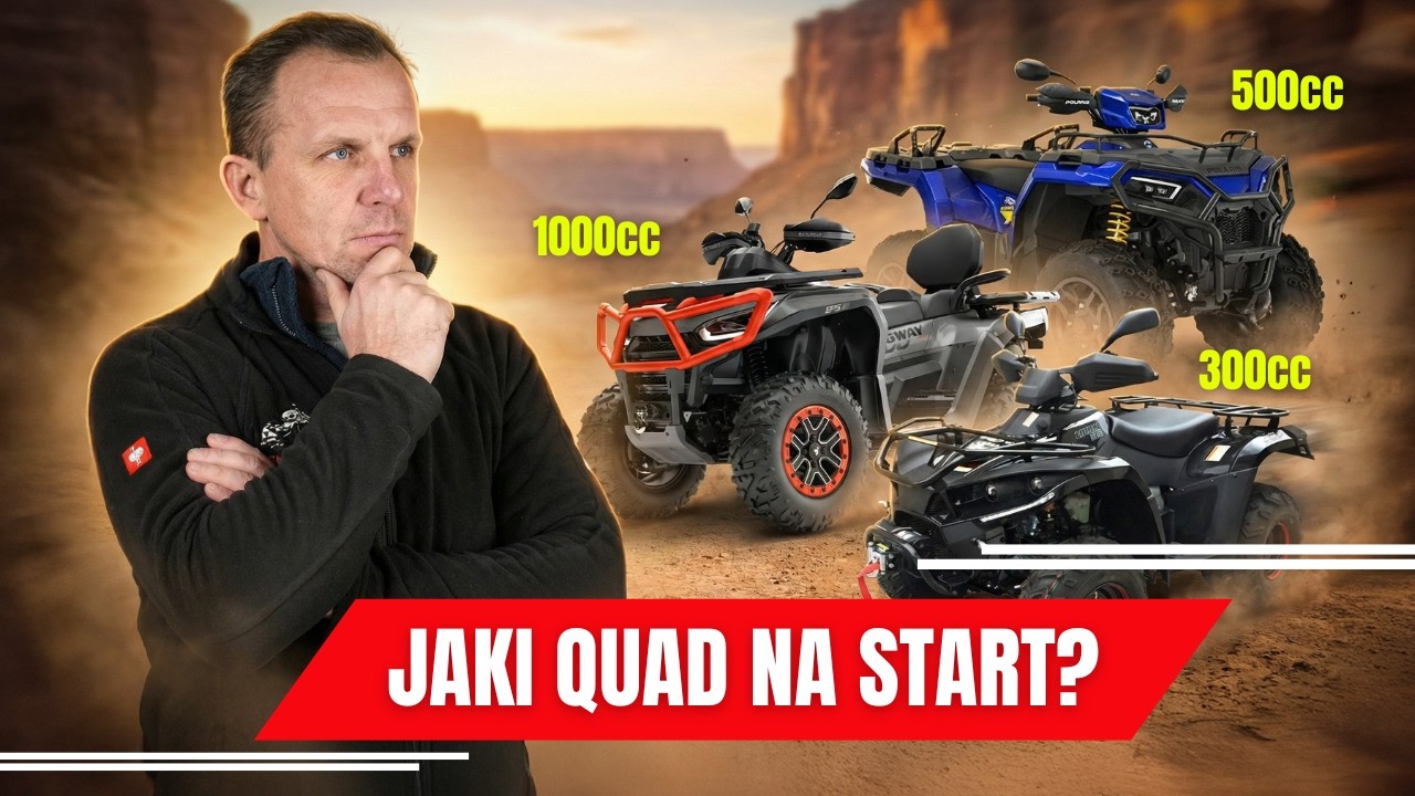 NIE KUPUJ QUADA ZANIM TEGO NIE OBEJRZYSZ! 300 vs 500 vs 1000 - który QUAD naprawdę ma sens na START?