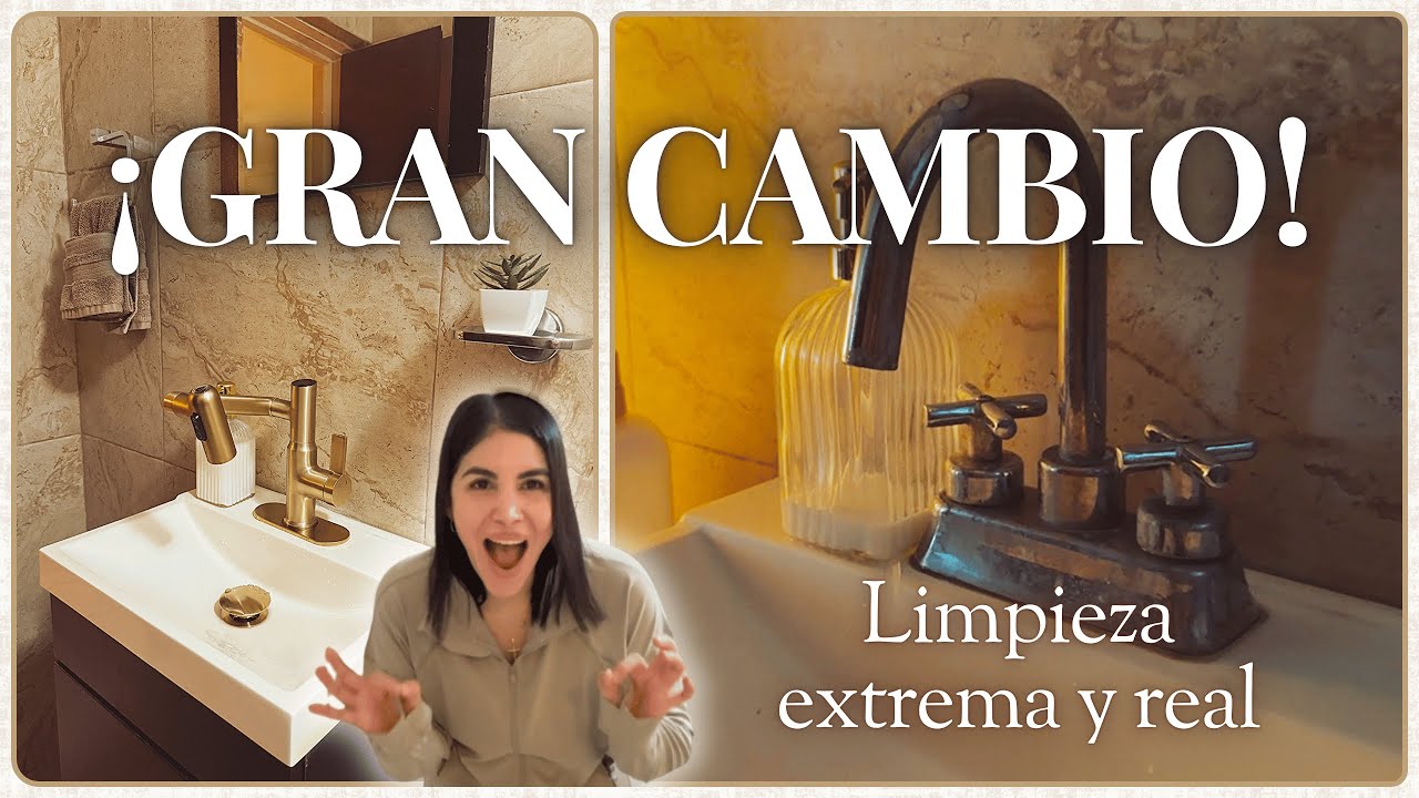 LIMPIEZA EXTREMA de un baño olvidado: Transformación real y cambios profundos 🧼✨