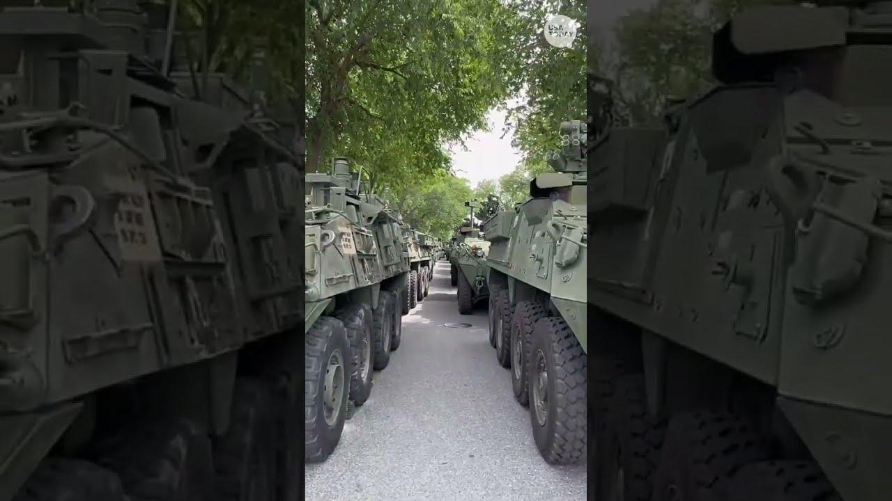 Armored Tanks Arrive In DC For Trump S Military Birthday Parade