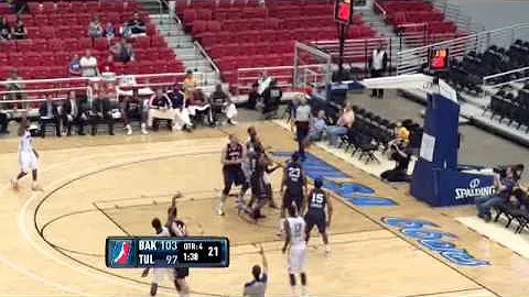 Bakersfield Jam - 108, Tulsa 66ers - 102