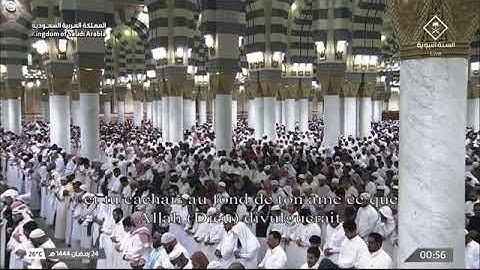 (سورة الأحزاب) المصحف المرتل المرئي من صلاتي التراويح والتهجد ب #المسجد_النبوي رمضان لعام 1444هـ.