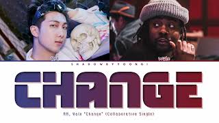 RM, Wale 'Change' (Color Coded Lyrics) | ShadowByYoongi Resimi