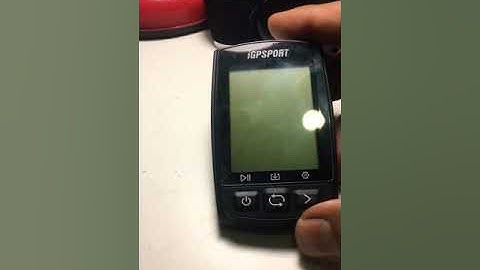 How to factory reset igpsport igs50e