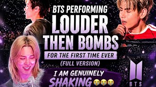 BTS Performs 'Louder Than Bombs' LIVE for the FIRST TIME EVER 😭💜 | Full Performance
