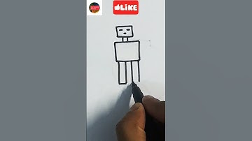Robot drawing (very easy) #shorts #ashortaday Canvassing Passion