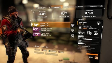 The Division Vector 45 ACP High End SMG Weapon Review