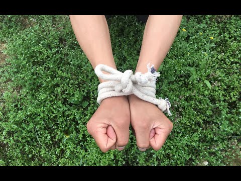 不能解开绳子，如何才能逃脱？特简单，学会后逗朋友玩
