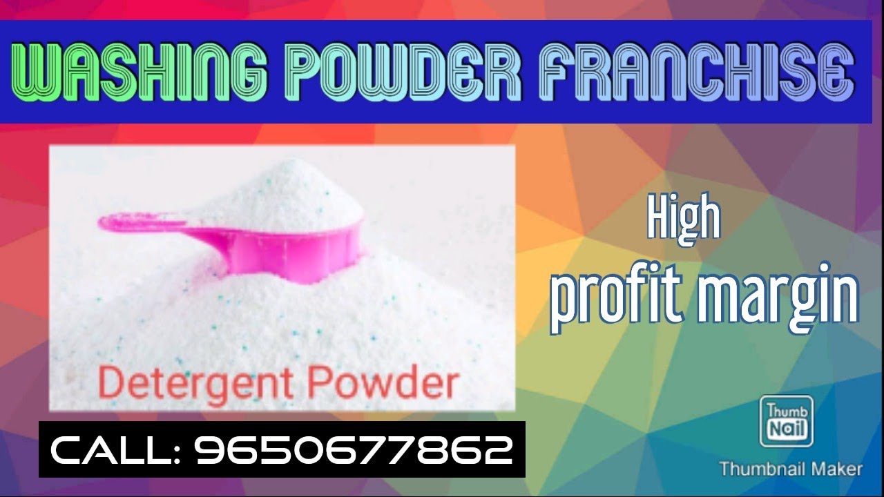Detergent powder franchise washing powder Dealorship low investment