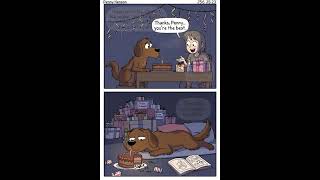 Dogmat birthday but comic strip writing is where his hearts at #aianimation