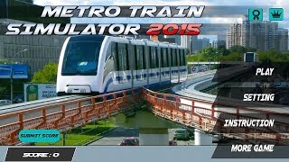 Metro Train Simulator 2015 - Gameplay Android screenshot 1