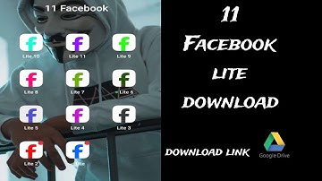 How To Download 11 Facebook Lite App Download In One Mobile 2024/25 || 11 FB Lite Download