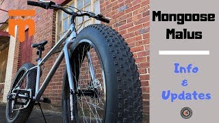 Mongoose Malus Updates and FAQ info - Fat Tire Bike