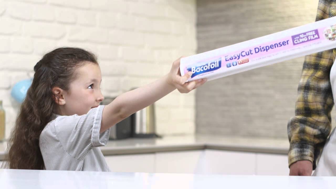 Bacofoil EasyCut Cling Film video YouTube