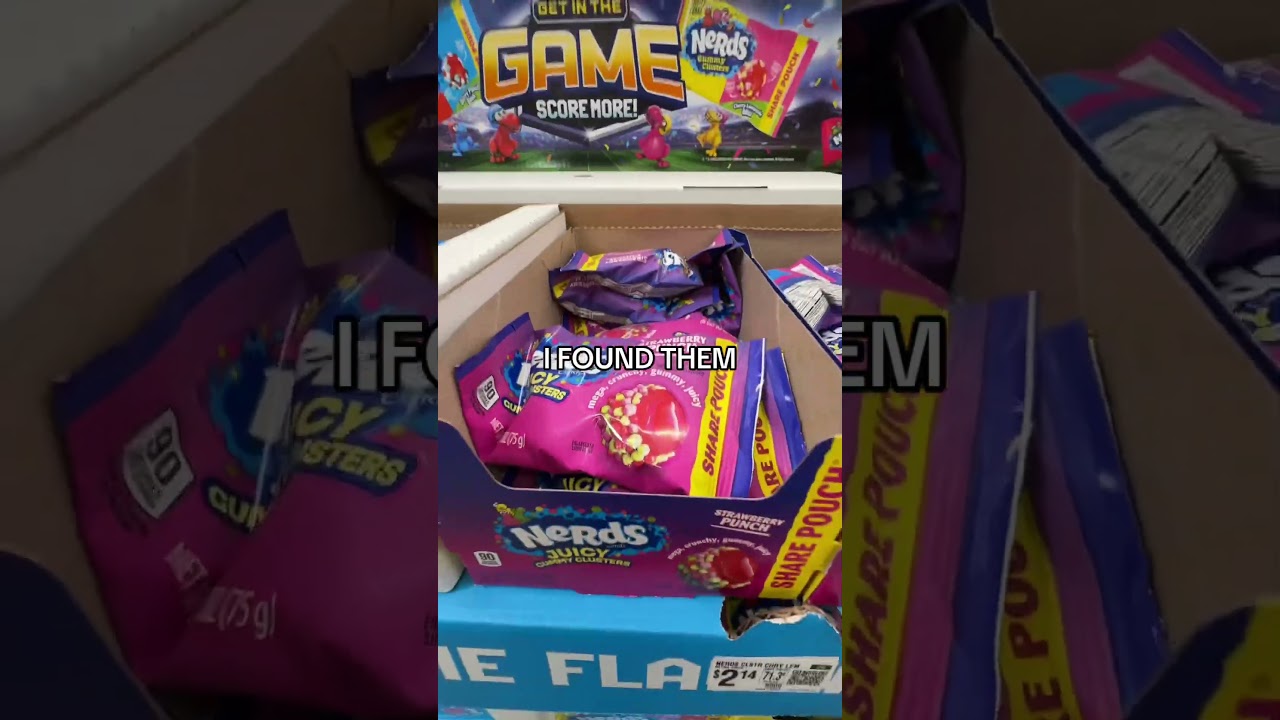 NEW Nerds JUICY Gummy Clusters!  