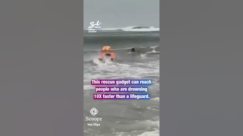 WOW check out this hero ... whoever invented this life saving gadget is a genius.... #inventor.