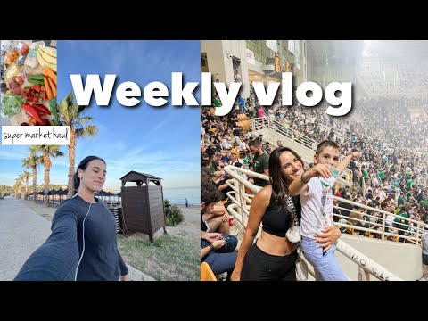 VLOG : επιστροφή από διακοπές, σούπερ μάρκετ haul, pizza night, πήγαμε στο ΟΑΚΑ.