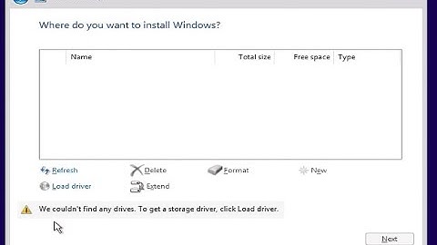 How to fix missing hard drive and partition when installing Windows 🖴