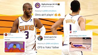 Nba Fans Reacts to PHOENIX SUNS vs DENVER NUGGETS game 1. Chris Paul Steps-Up !