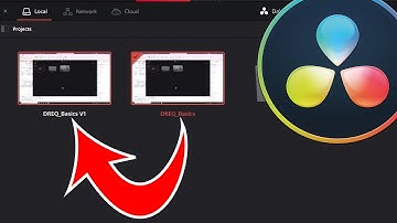 How to duplicate a project in DaVinci Resolve