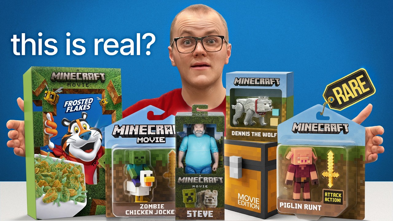 I Bought EVERY Minecraft Movie Product