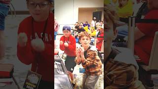 They were “hitting the griddy” for chat, so we made sure we blessed them! #pokemon #pokemoncards