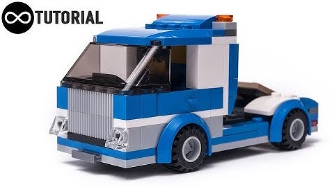 LEGO City 60117 alternative MOC Euro Truck instructions