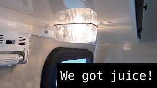 WE GOT JUICE: Purchasing and installing a new battery for our Scamp!