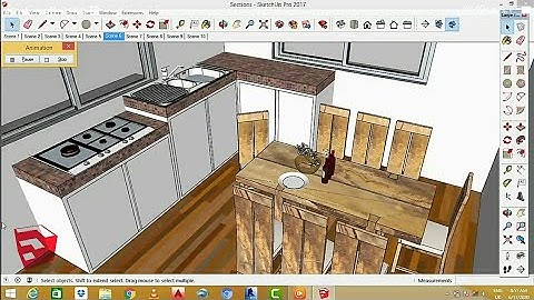Day 8 : Adding scenes | animation | Exporting animation video | Sketchup Tutorials for begineers |